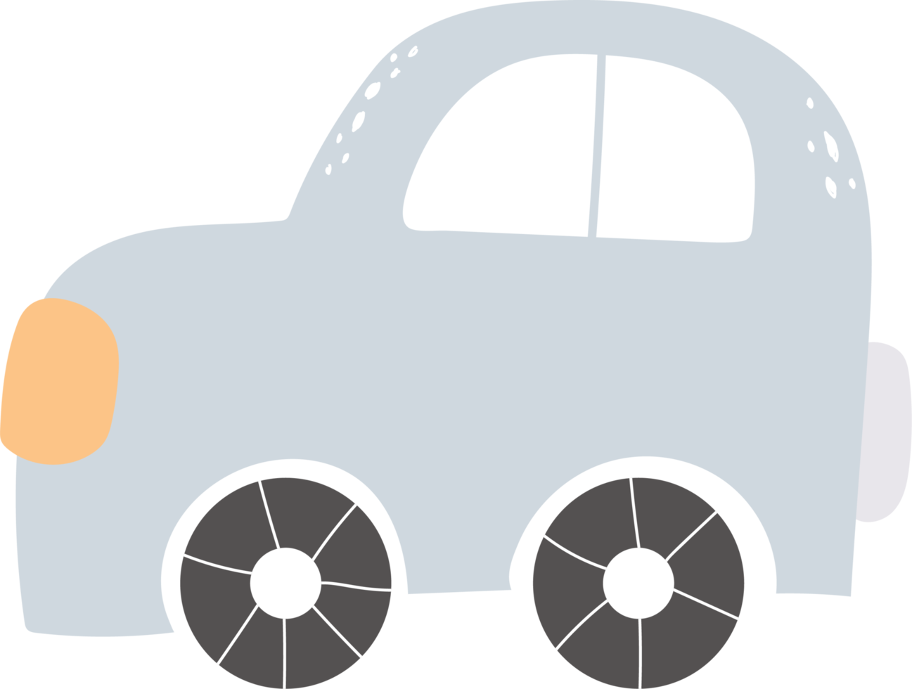 cartone animato per auto carino per i bambini png