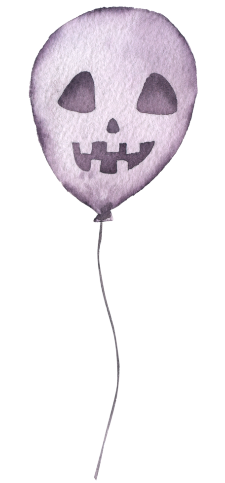 Halloween watercolor element png