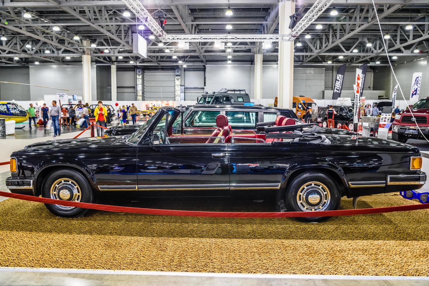 MOSCOW - AUG 2016 ZIL 41041 cabrio presented at MIAS Moscow International Automobile Salon on August 20, 2016 in Moscow, Russia photo