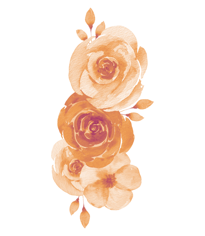 aquarela de buquê de flores vintage 10335484 PNG