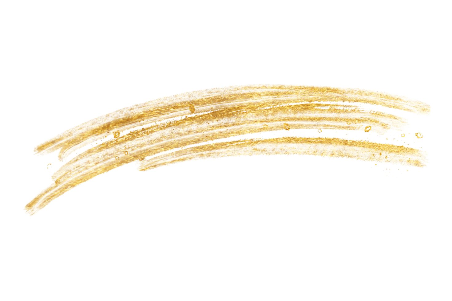 Gold gliter brush texture png