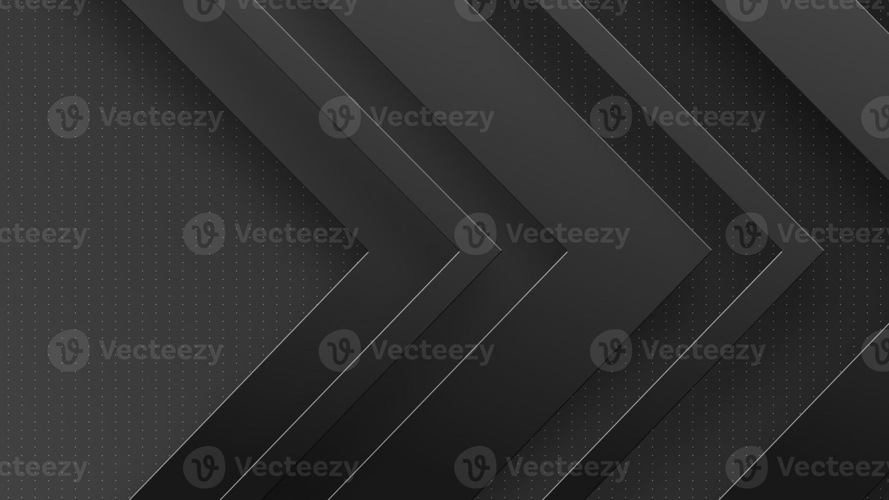 Abstract tech geometric black shapes seamless loop motion graphics elegant business presentation background. photo