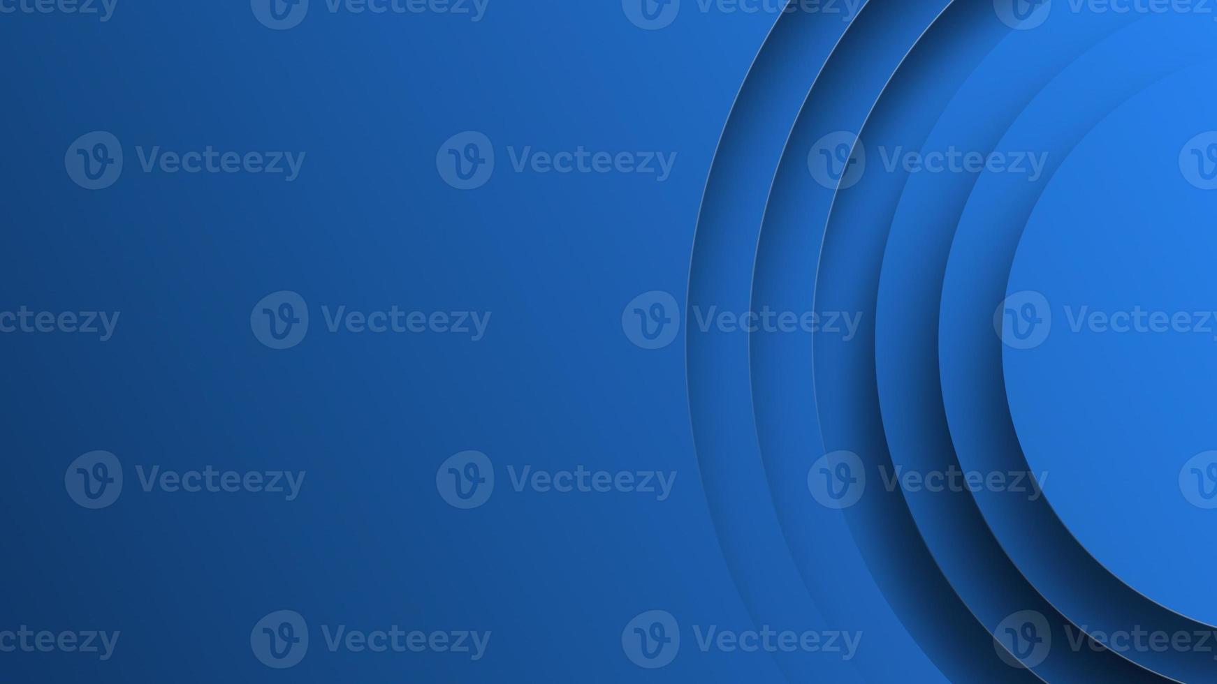 Abstract blue 3d papercut layer background seamless loop photo