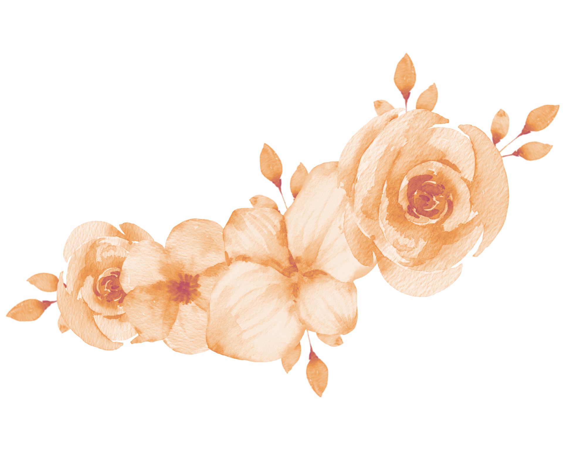 ramo de flores vintage acuarela 10335958 PNG