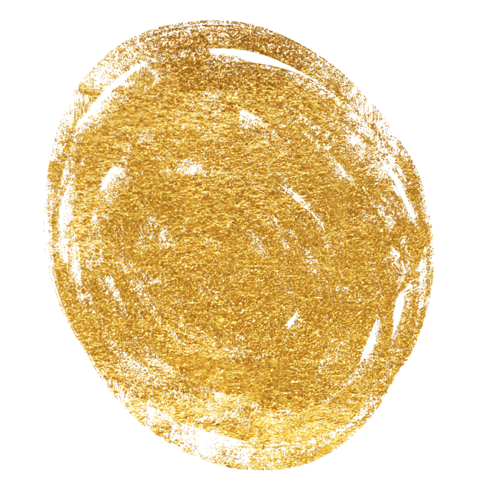 Gold gliter brush texture png