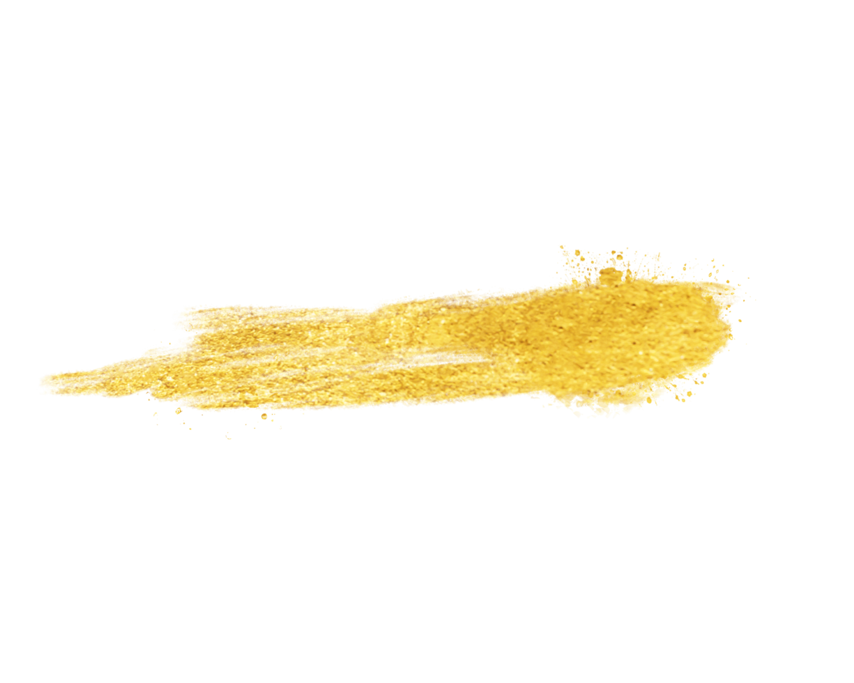 Gold gliter brush texture png