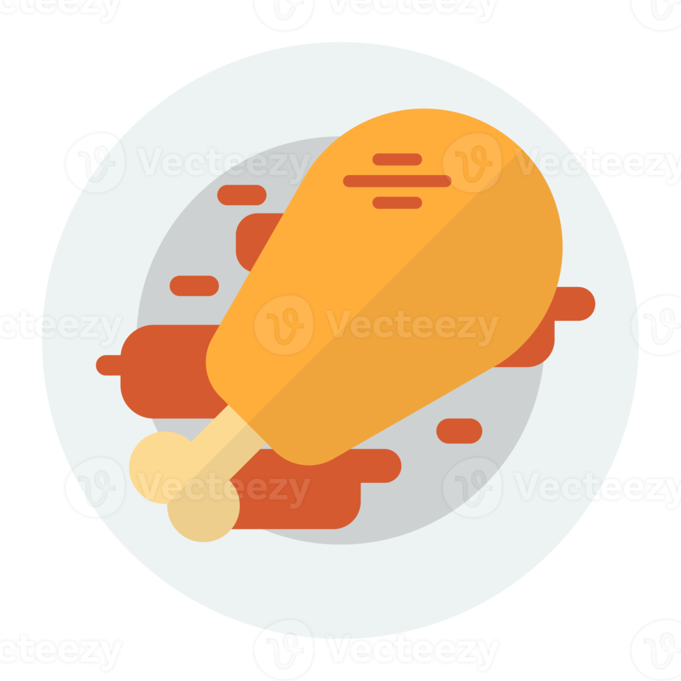 Food and cafe icon isolated on transparent background png