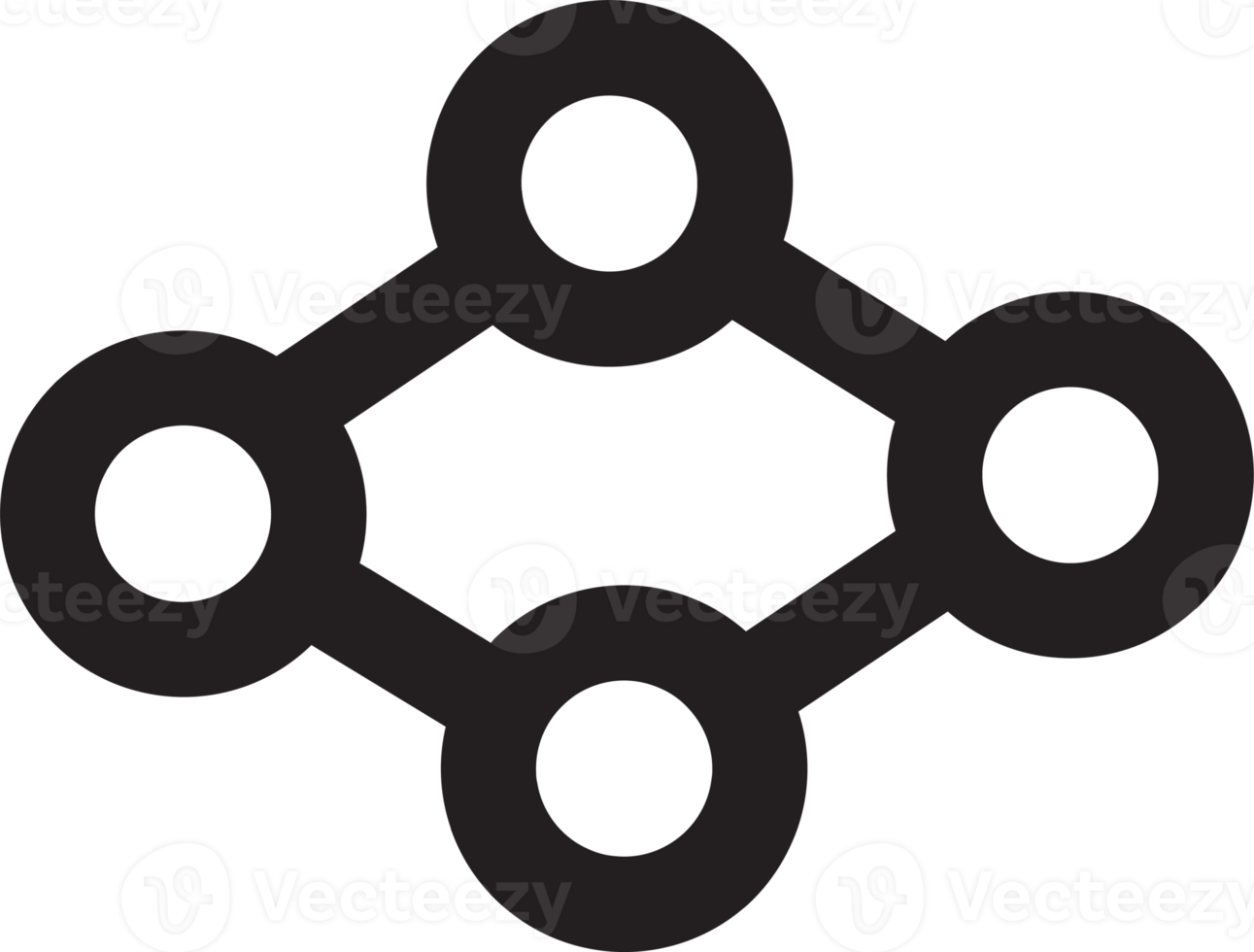 forma moderna isolada em fundo transparente png