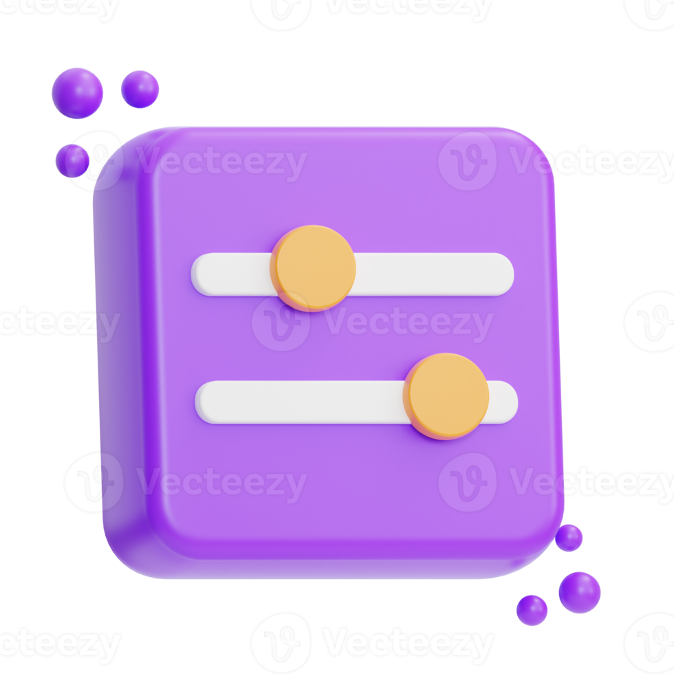 adjust illustration 3d png