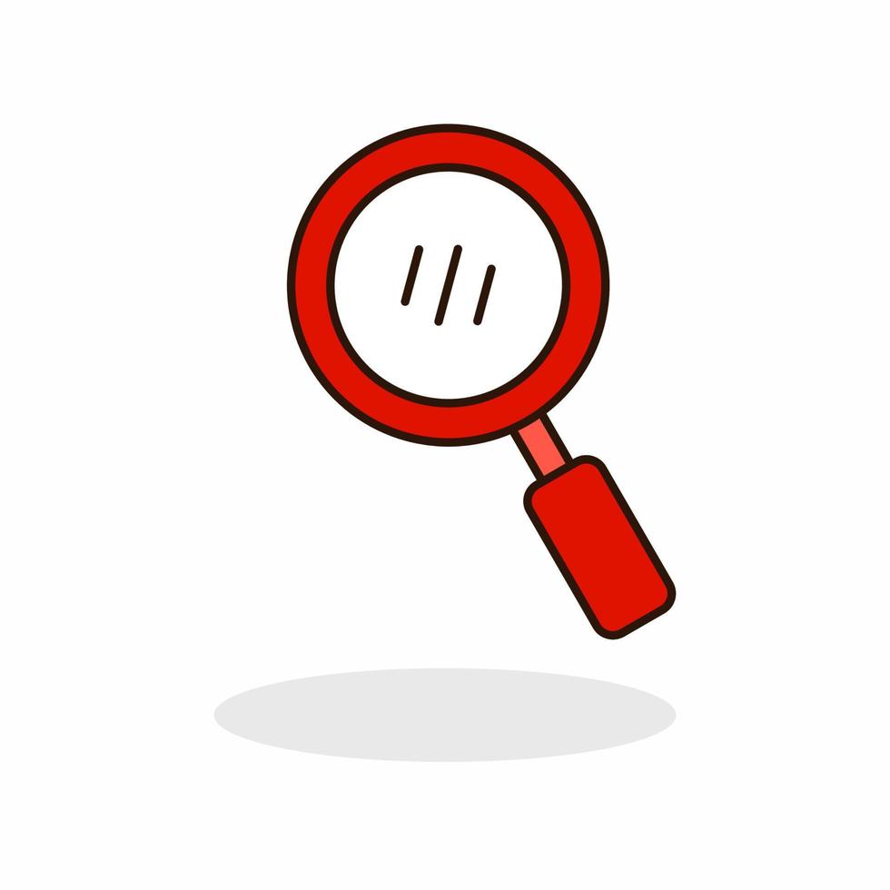 magnifier search icon vector illustration