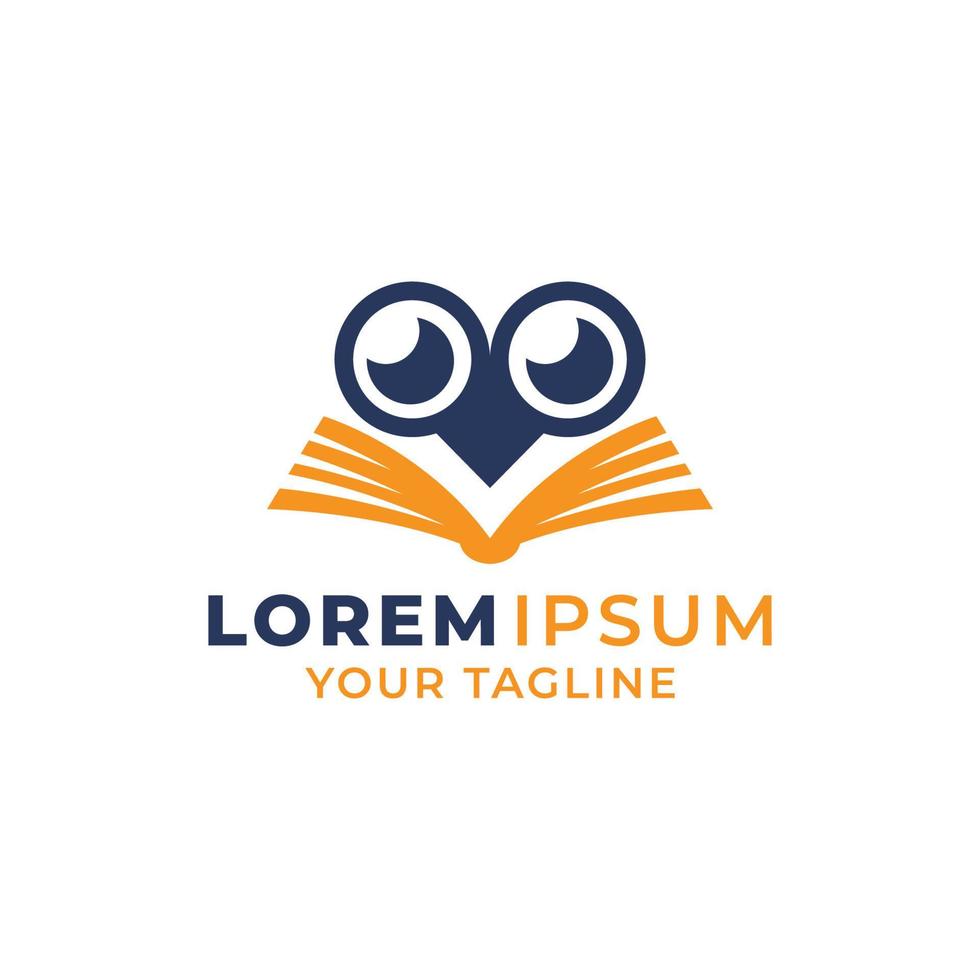 education icon logo design vector