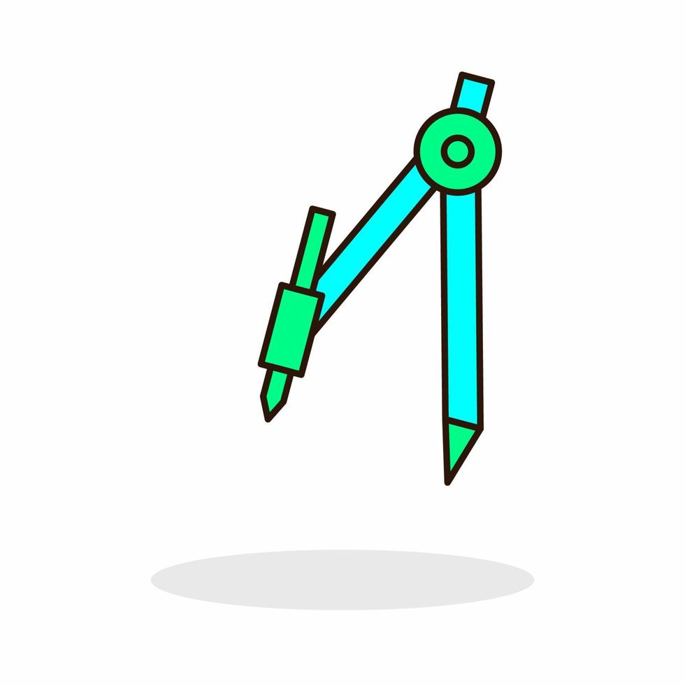 compasses icon vector illustration