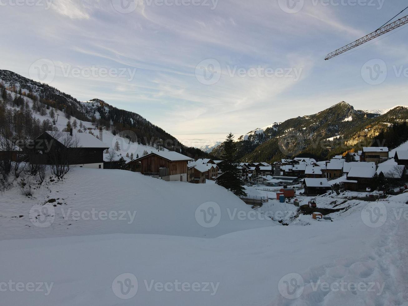 Winter in Malbun, Liechtenstein photo
