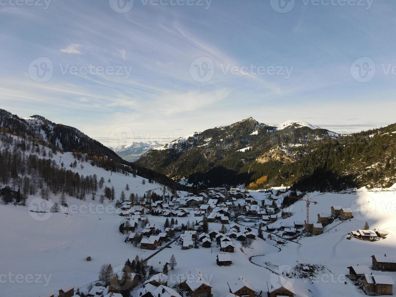 Winter in Malbun, Liechtenstein photo