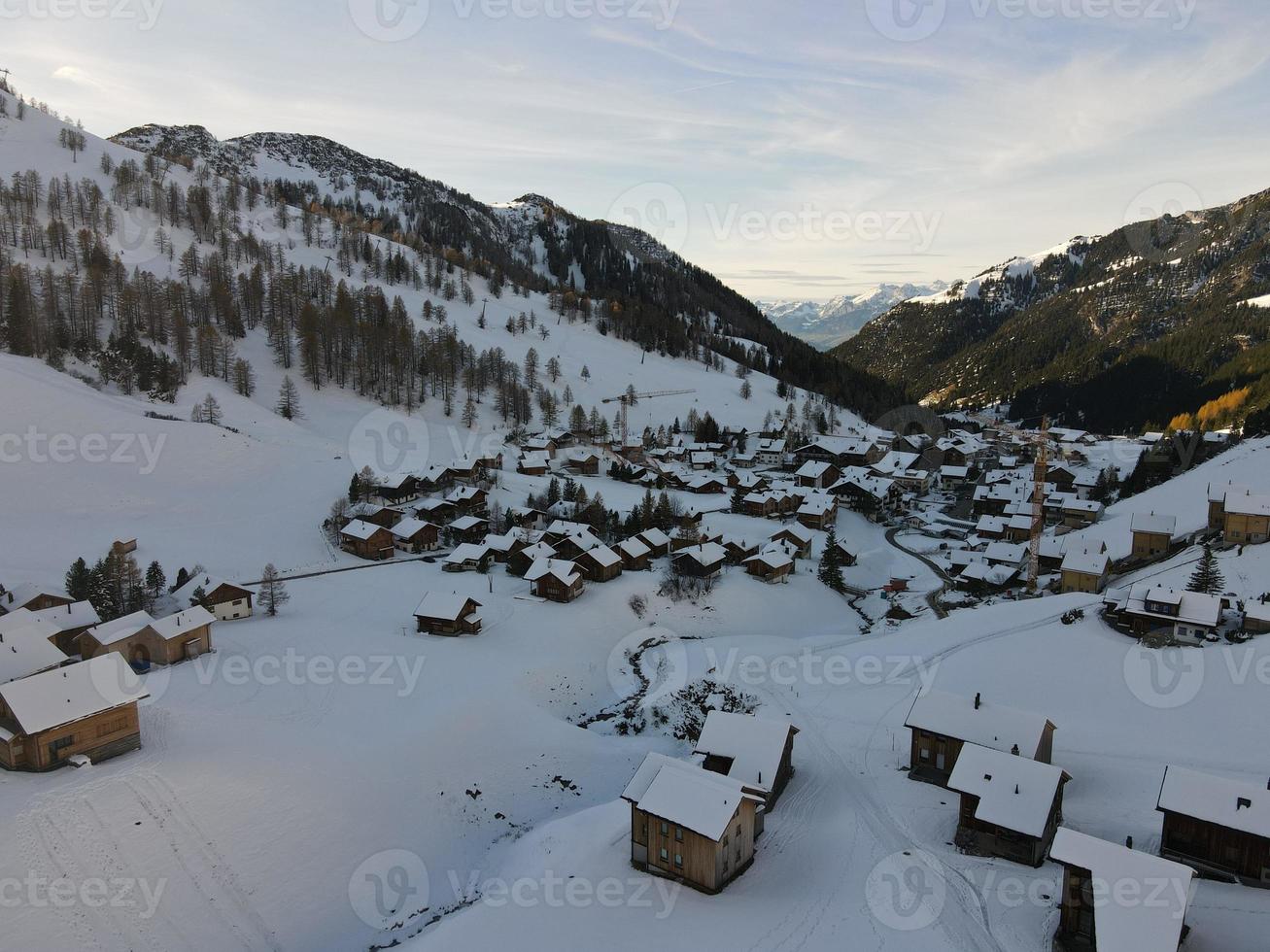 Winter in Malbun, Liechtenstein photo