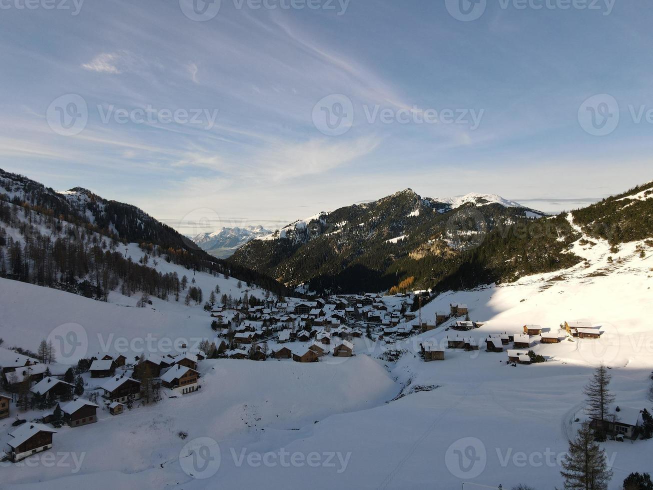 Winter in Malbun, Liechtenstein photo