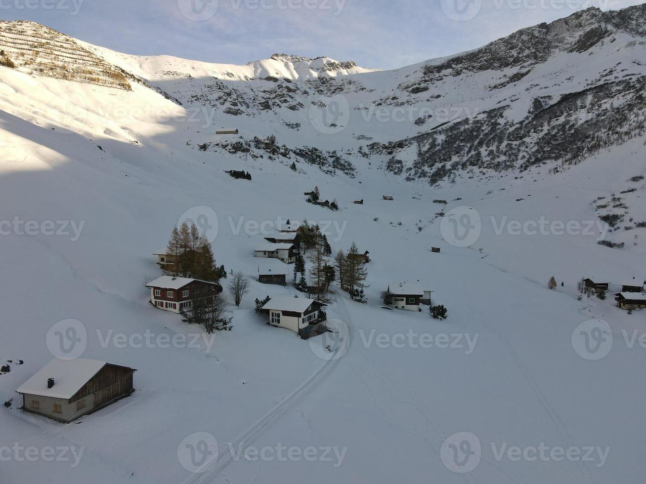 Winter in Malbun, Liechtenstein photo