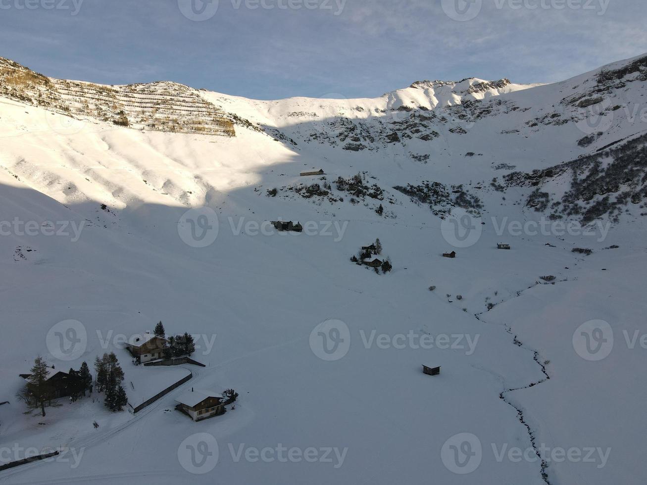 Winter in Malbun, Liechtenstein photo