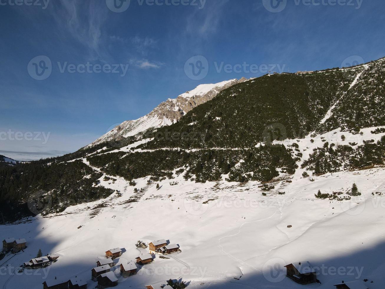 Winter in Malbun, Liechtenstein photo
