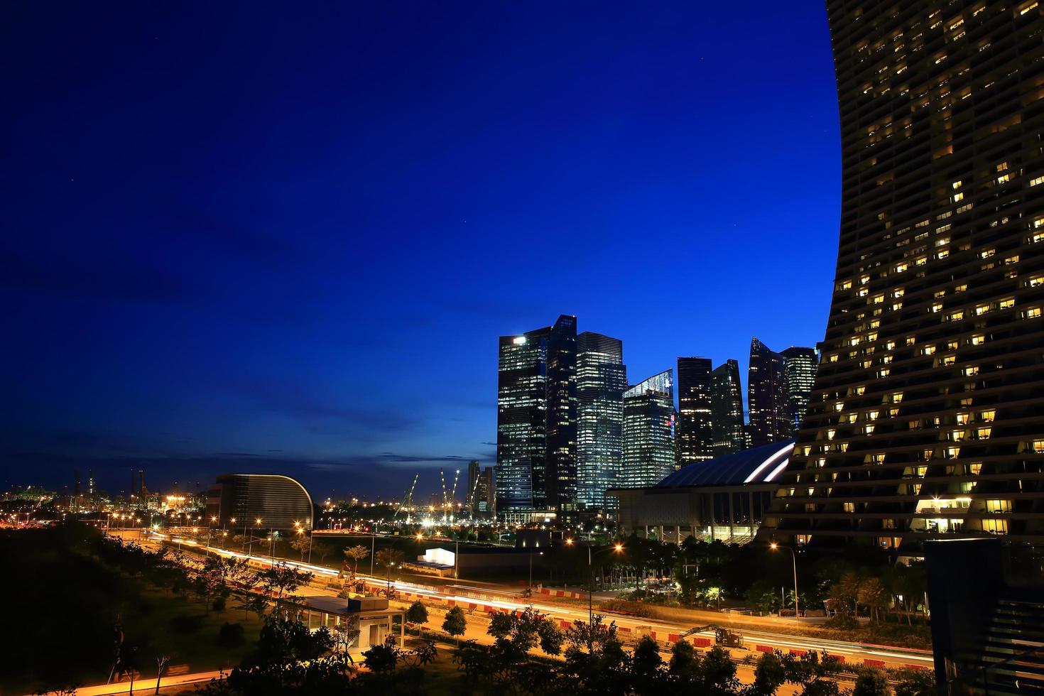 Singapore city skyline photo
