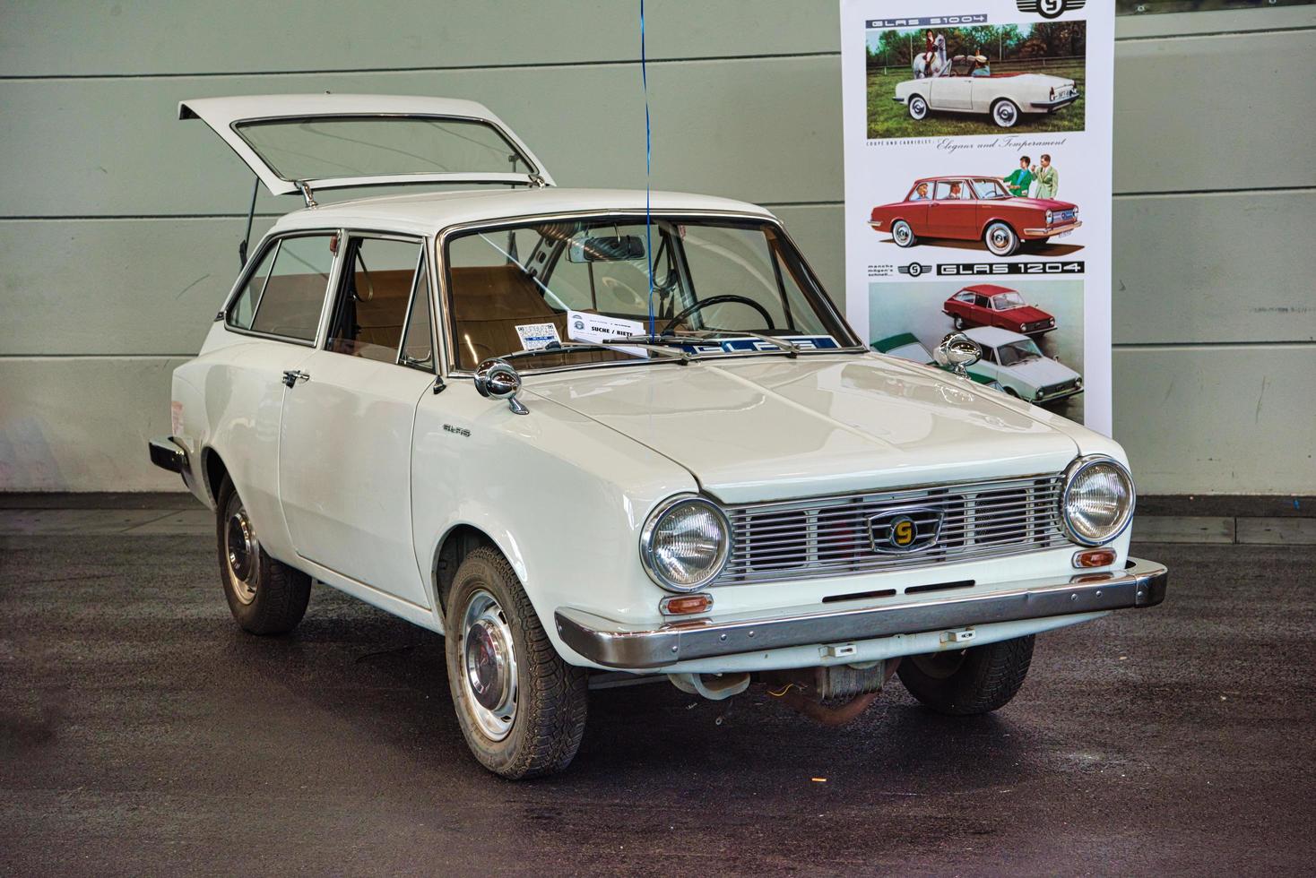 FRIEDRICHSHAFEN - MAY 2019 white GLAS 1004 UNIVERSAL COMBI at Motorworld Classics Bodensee on May 11, 2019 in Friedrichshafen, Germany photo