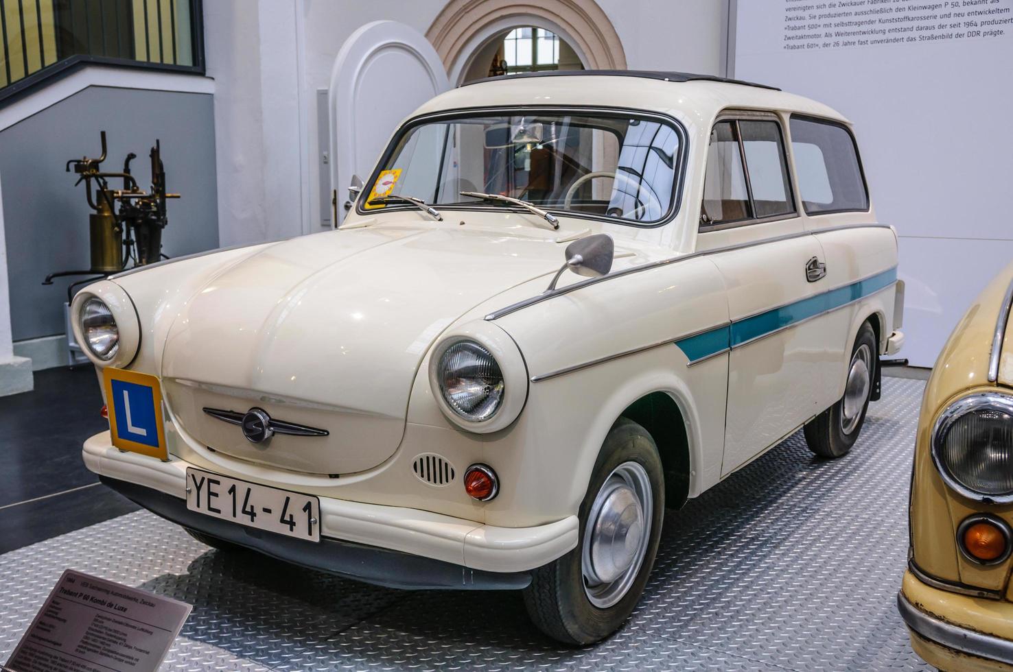 DRESDEN, GERMANY - MAY 2015 Trabant P 60 station wagen de Luxe photo