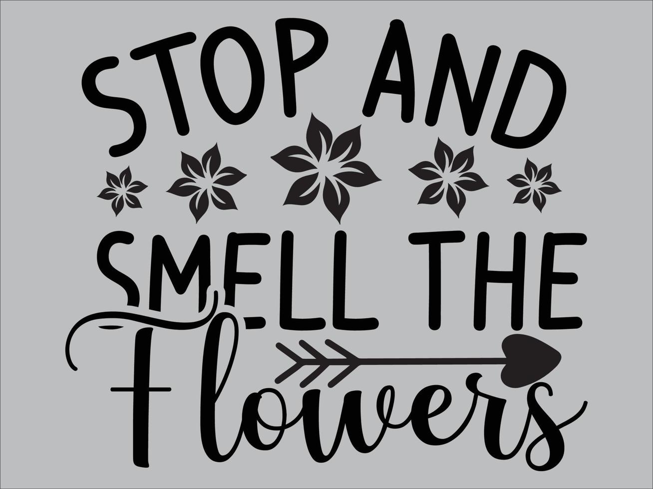 Garden typography t-shirt design vector file