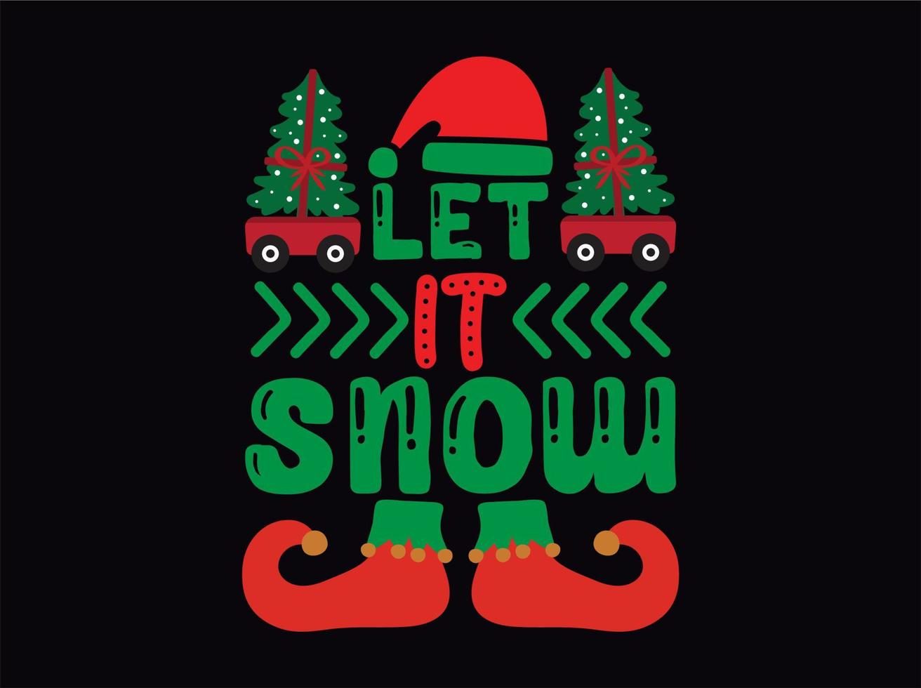 Christmas t-shirt design vector file