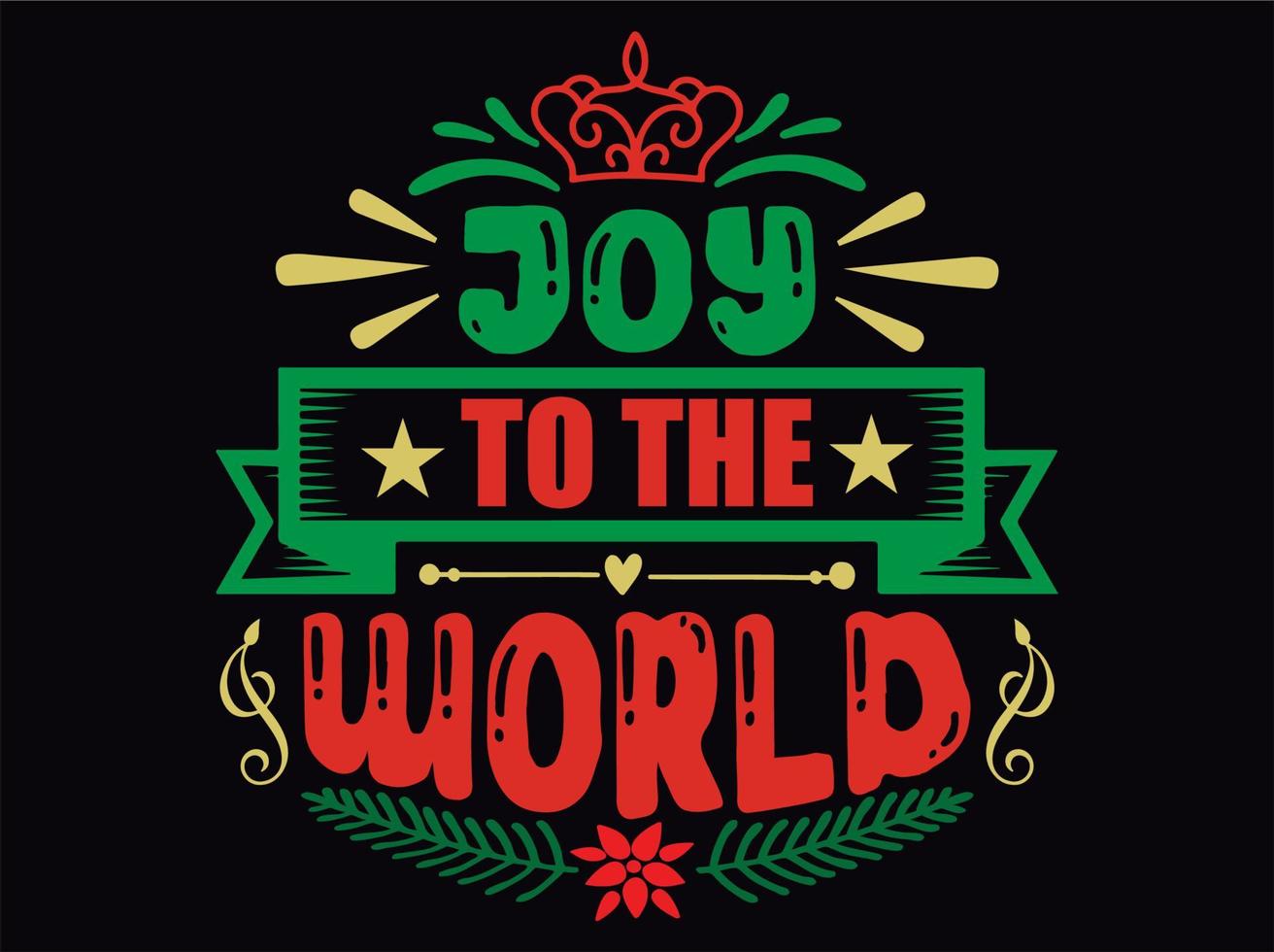 Christmas t-shirt design vector file