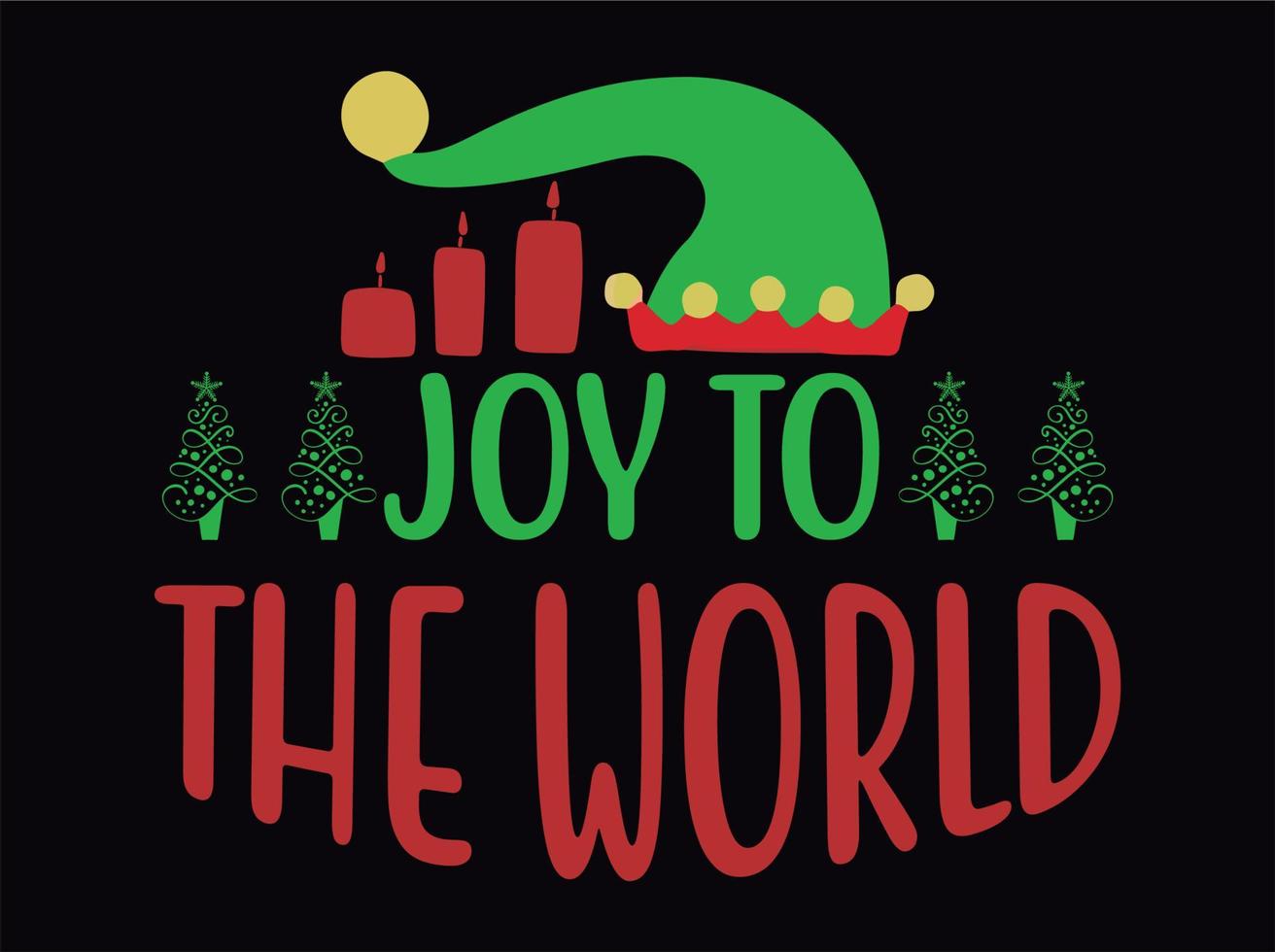 Christmas t-shirt design vector file