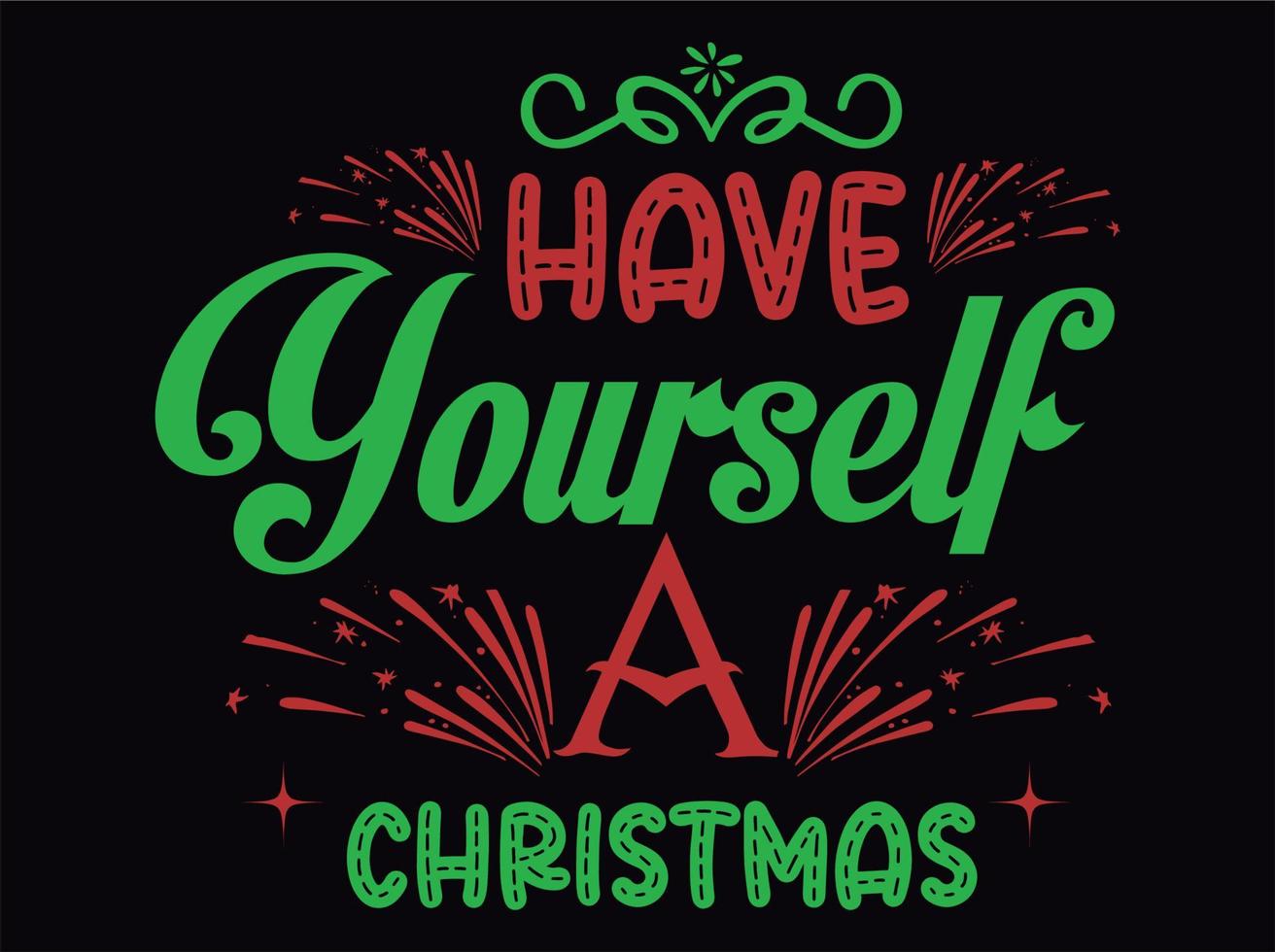 Christmas t-shirt design vector file