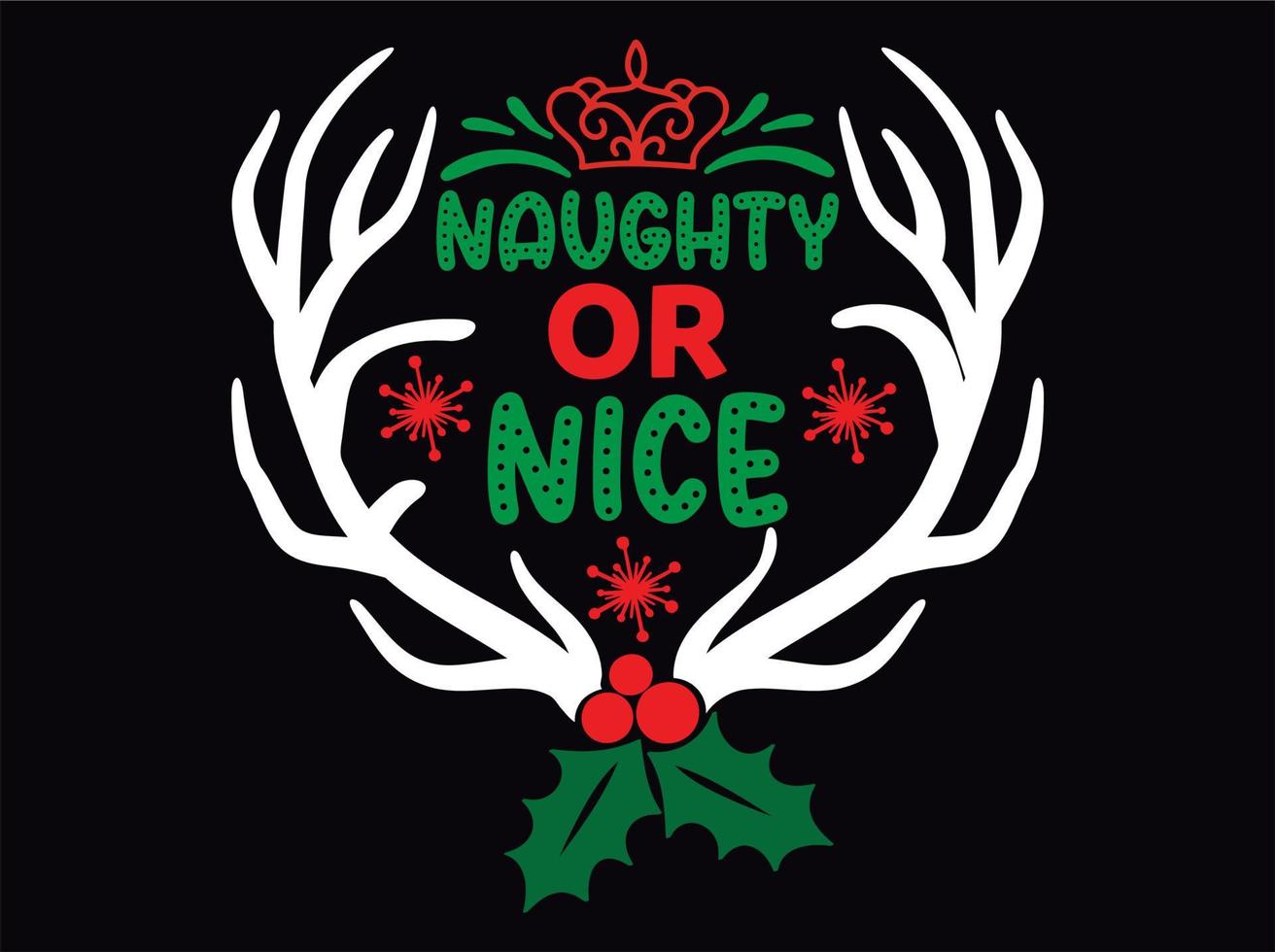 Christmas t-shirt design vector file