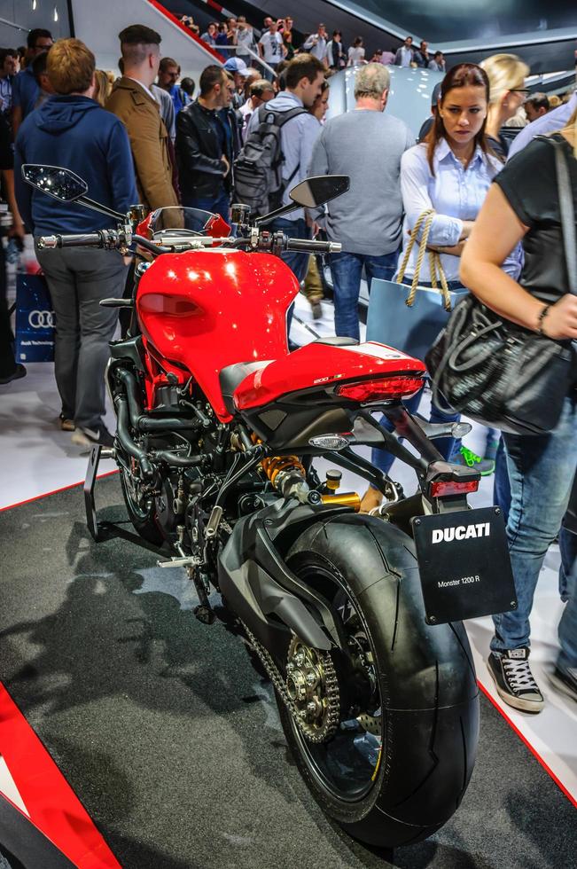 FRANKFURT - SEPT 2015 Ducati Streetfighter 848 presented at IAA photo