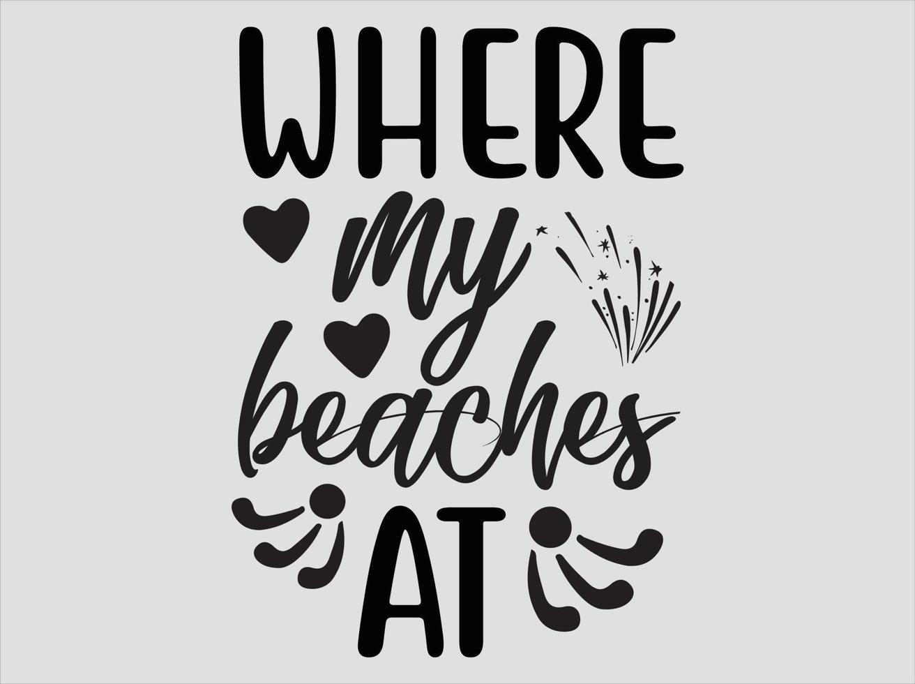 Summer typography quotes design vector