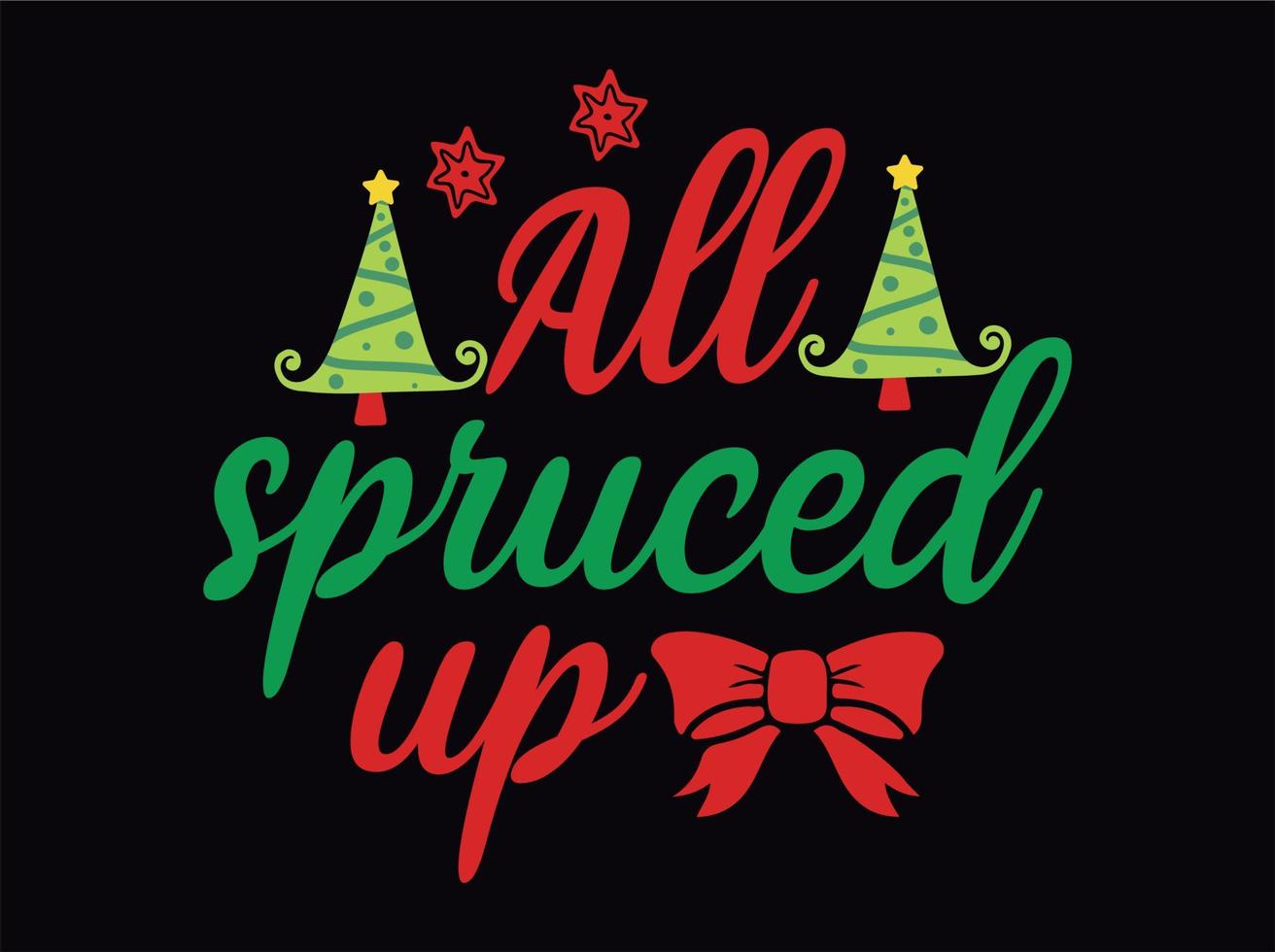 Christmas t-shirt design file vector