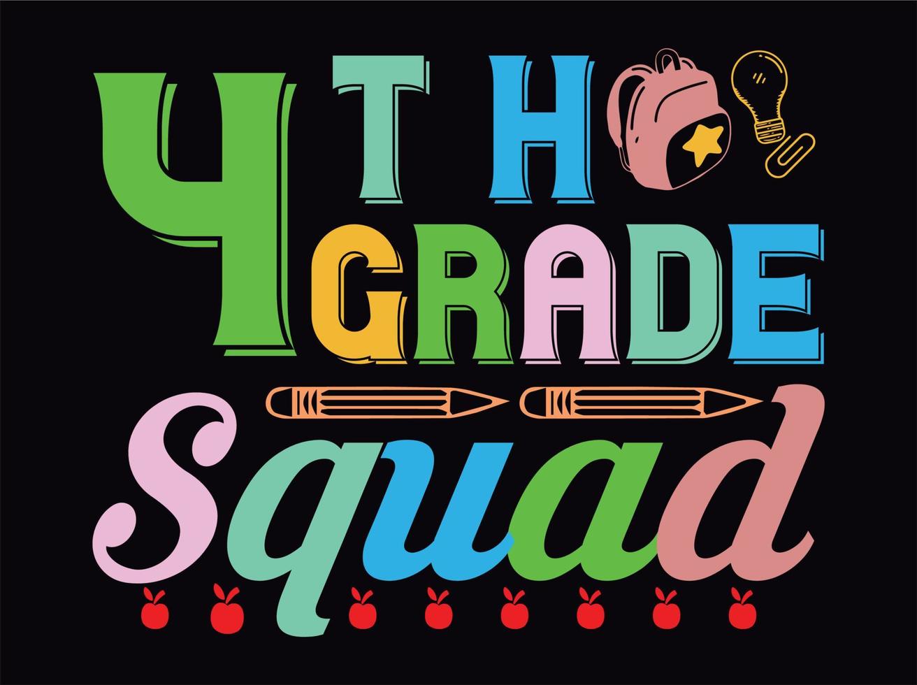 Back to school t-shirt design file vector