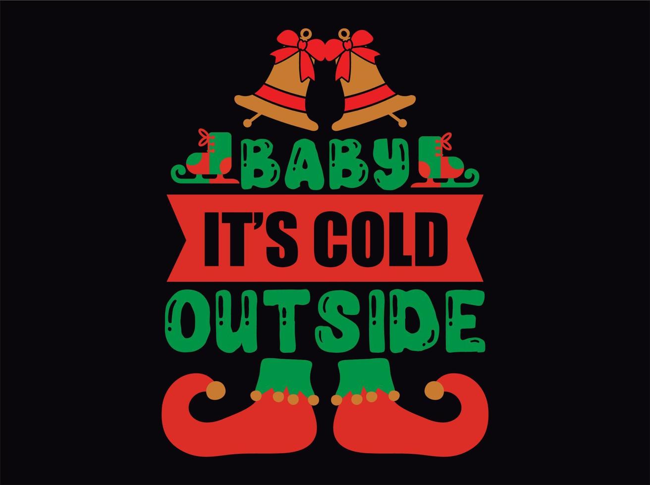 Christmas t-shirt design vector file