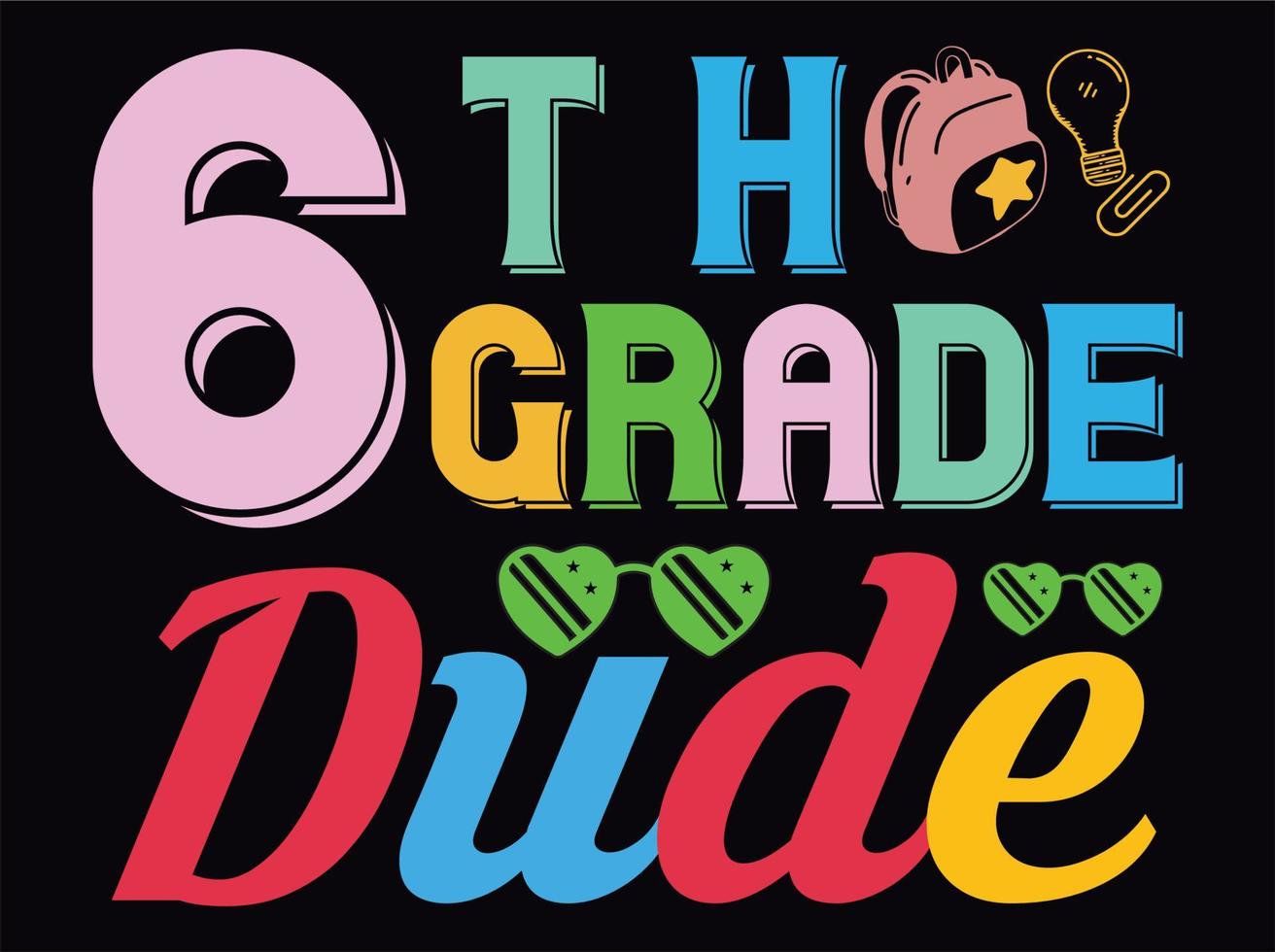 Back to school t-shirt design file vector