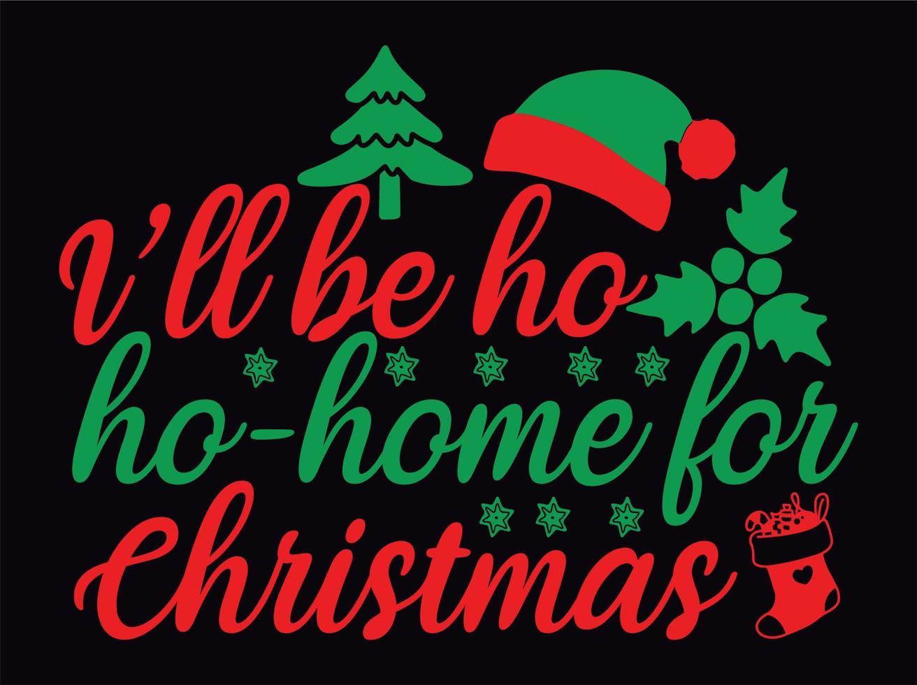 Christmas t-shirt design vector file