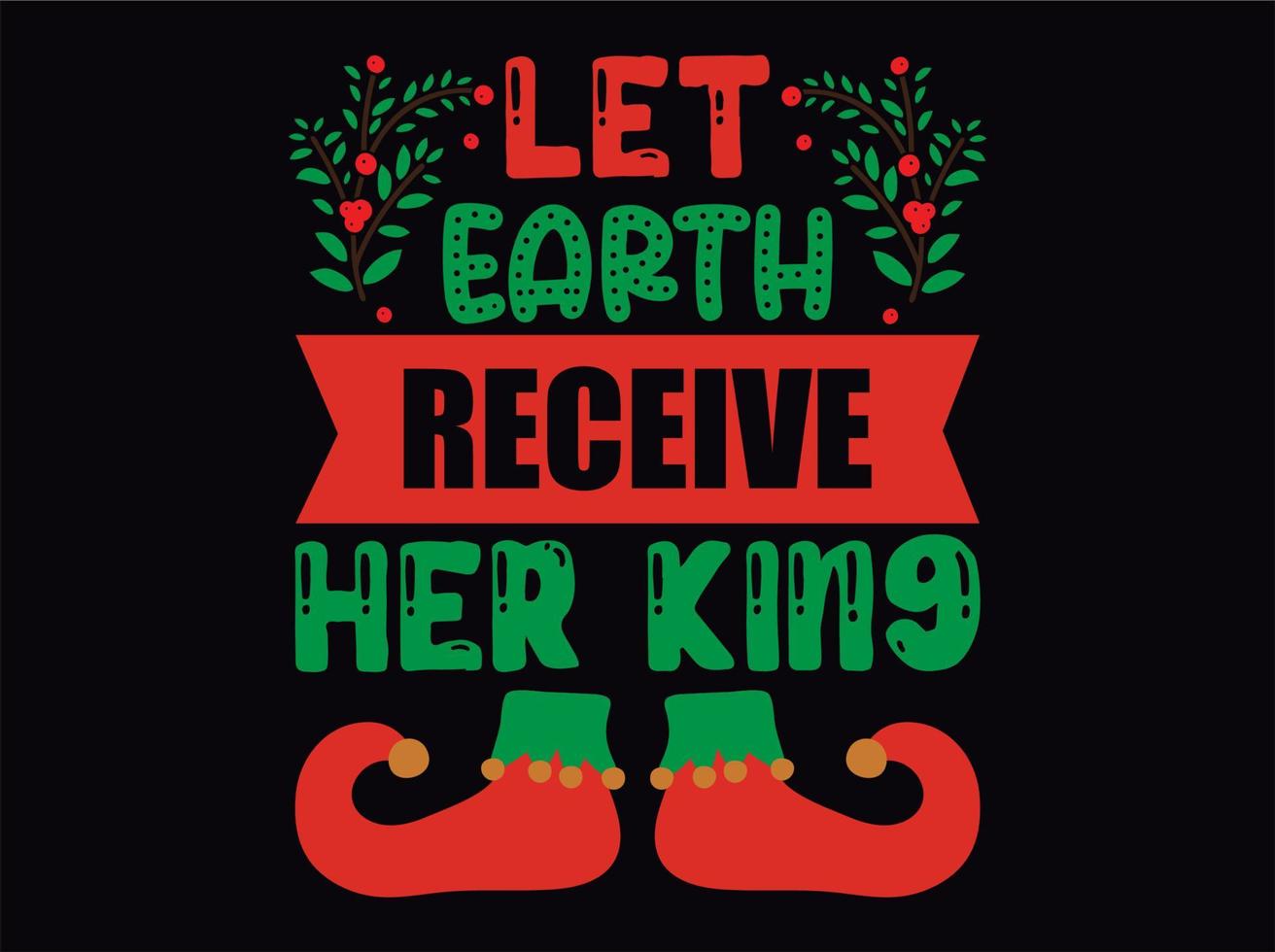 Christmas t-shirt design vector file