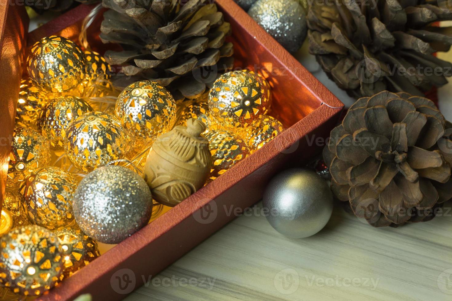 The Happy new year and Christmas celebration image background. photo
