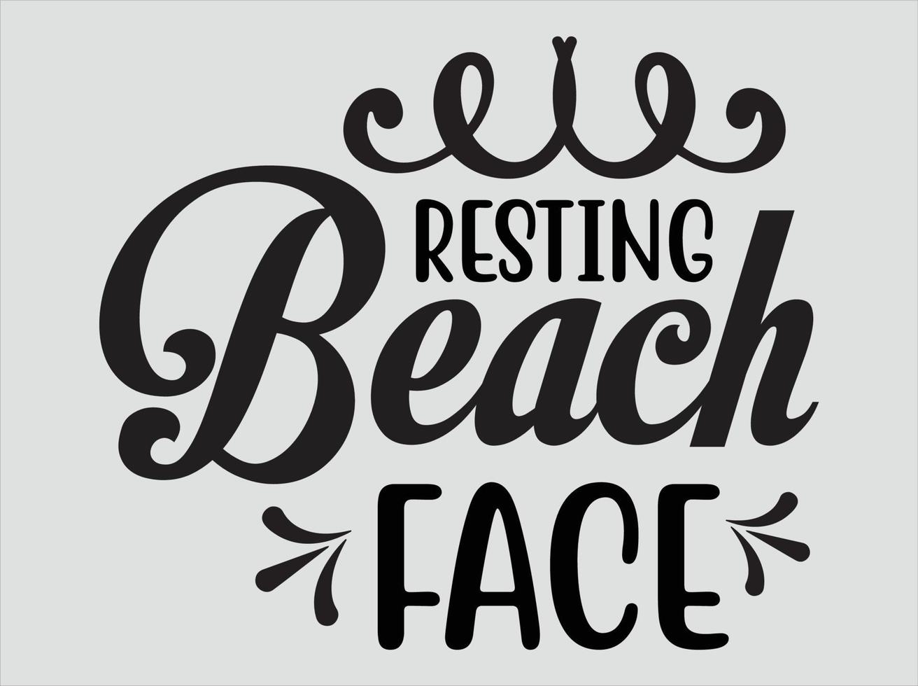 diseño de citas de tipografía de verano vector