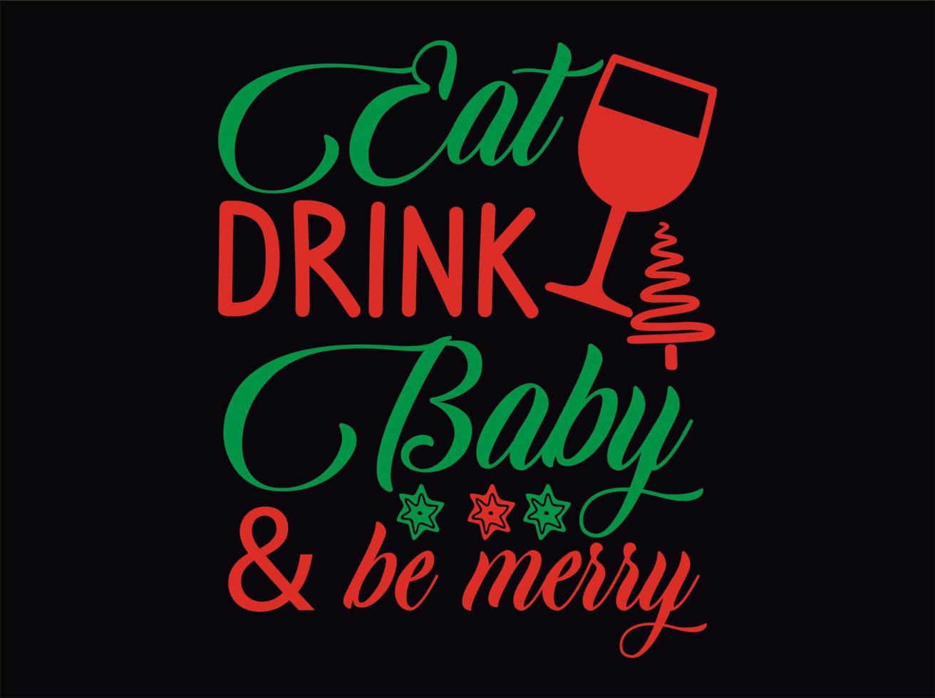 Christmas t-shirt design vector file