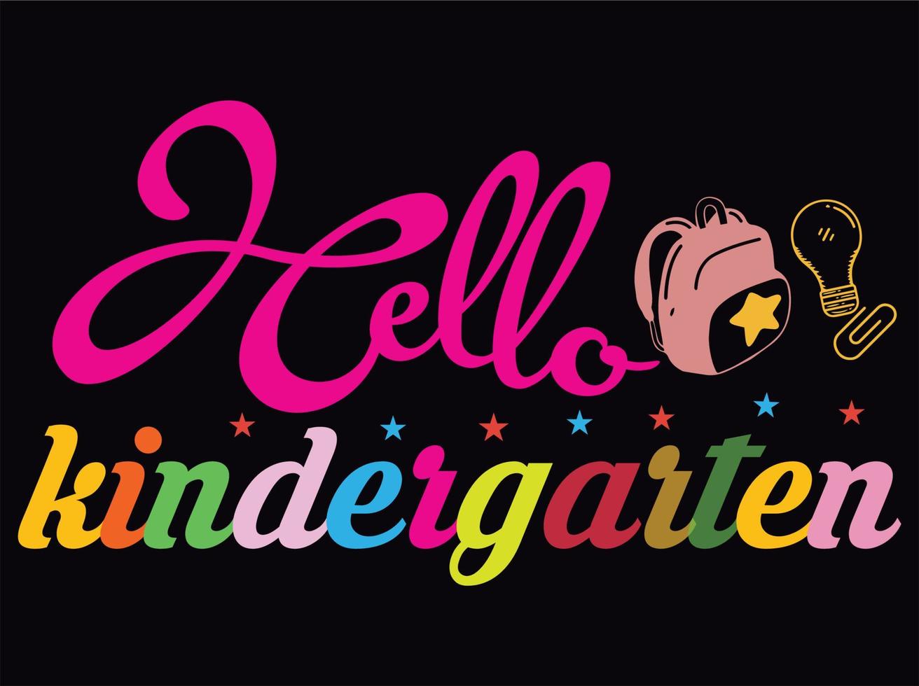 Back to school t-shirt design file vector