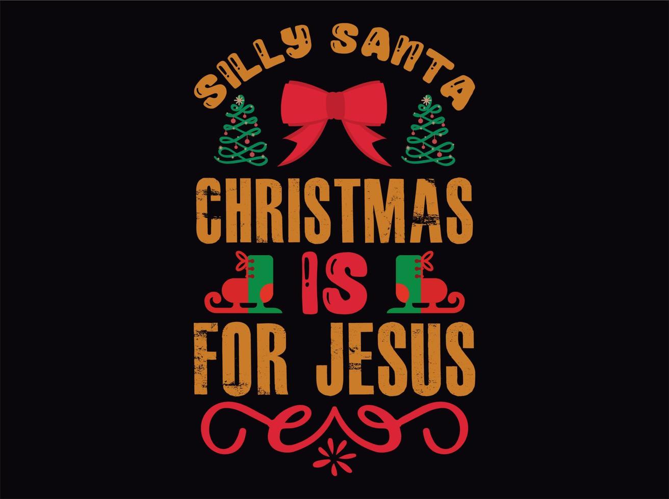 Christmas t-shirt design vector file