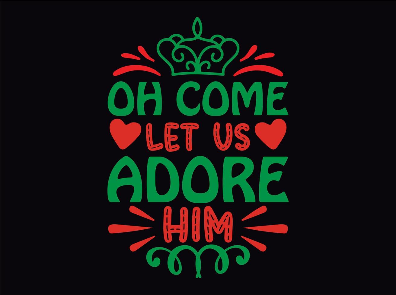 Christmas t-shirt design vector file