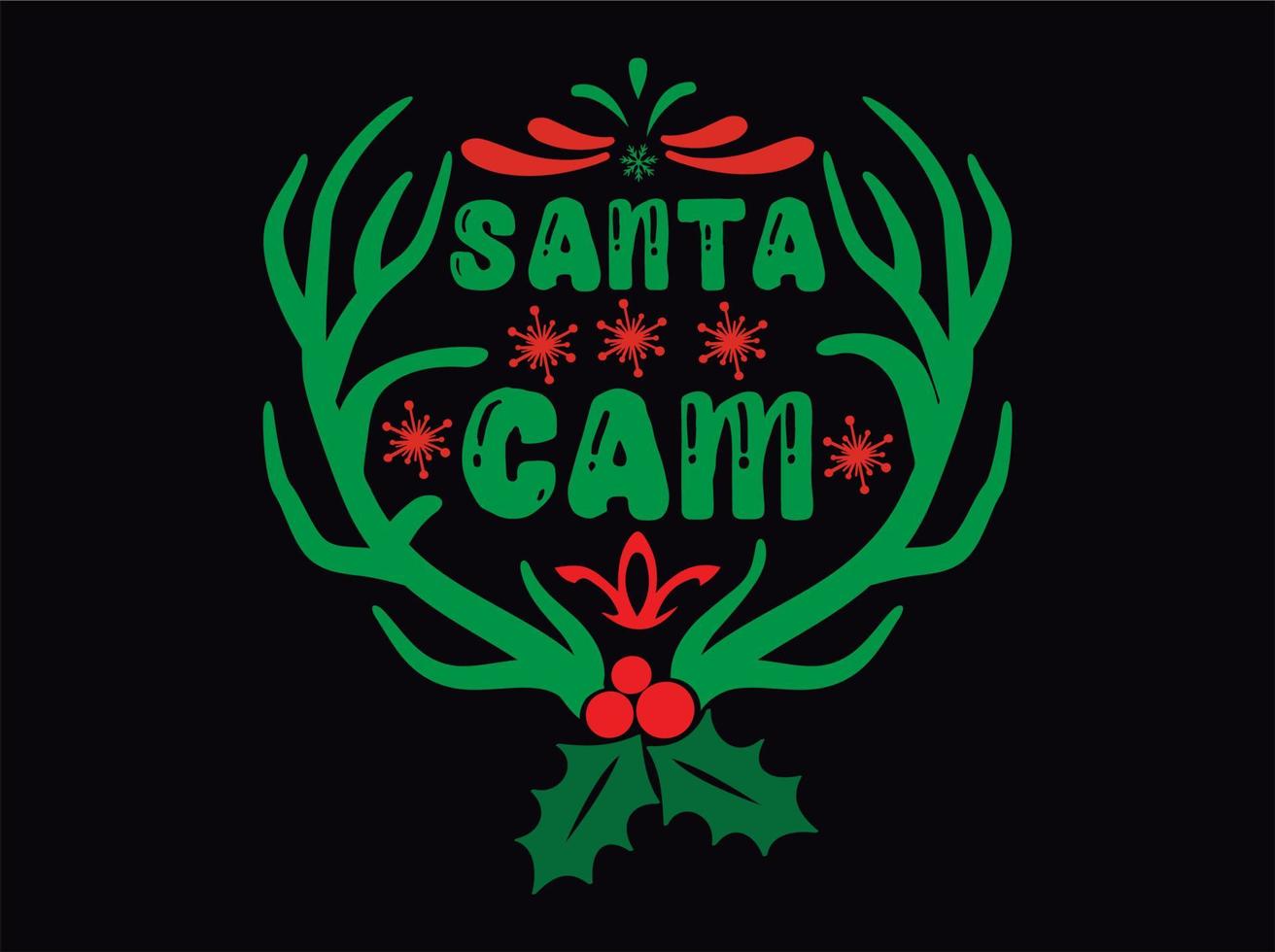 archivo vectorial de diseño de camiseta de navidad vector