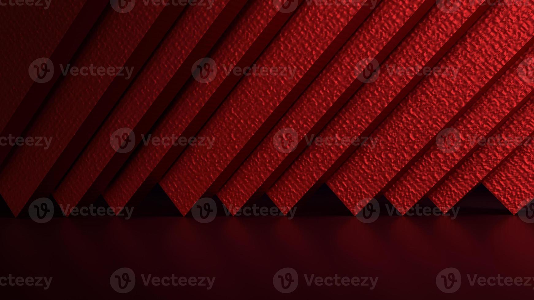 The abstract red for  background 3d rendering. photo