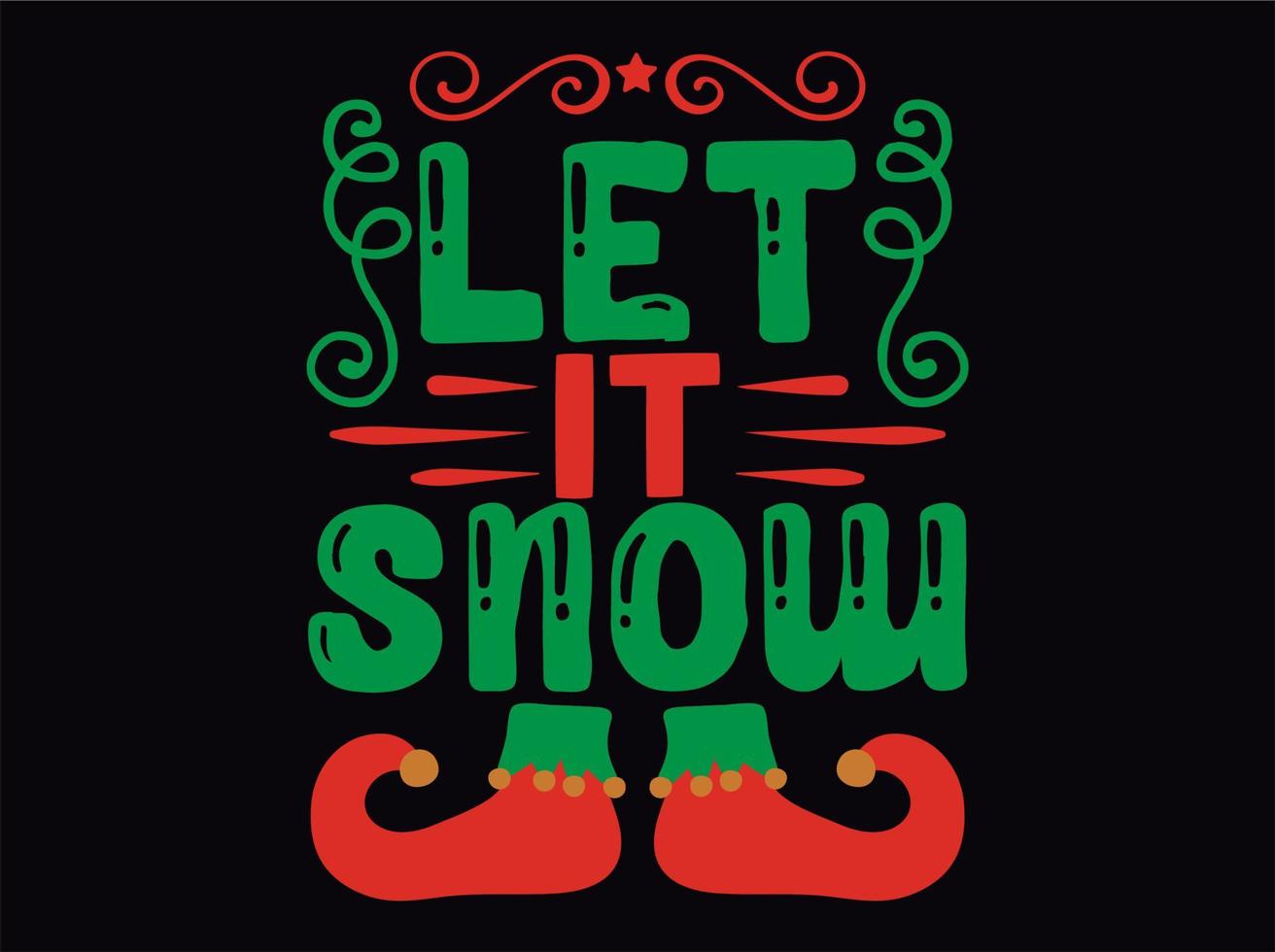 Christmas t-shirt design vector file