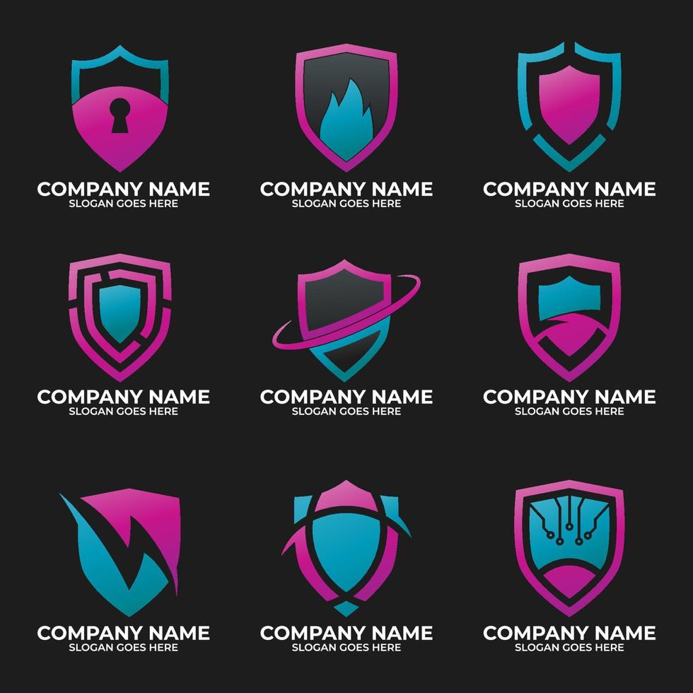 Shield Logo Set vector